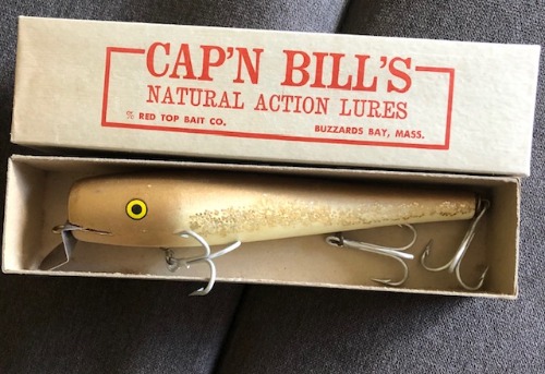 Vintage Cap'n Bills Saltwater Striper Lure