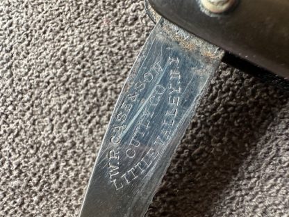 Antique W R Case & Son Straight Razor Rare Stamp - Image 4
