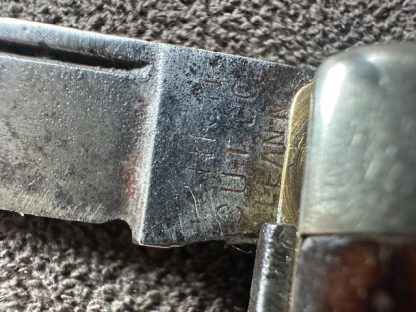 Old Vintage Antique Union Cut Co U S Navy WW I Seaman's Easy open Jack Knife - Image 6