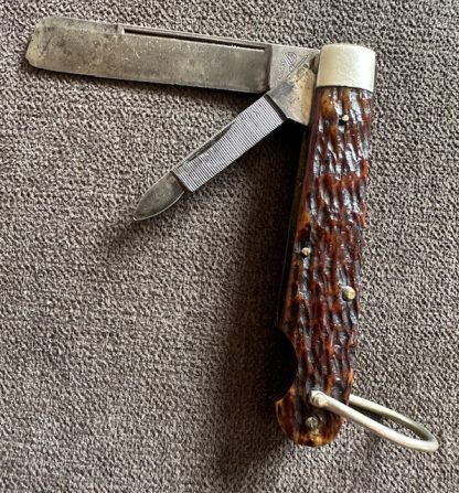 Old Vintage Antique Camillus Cut Co U S Navy WW I Seaman's Easy open Jack Knife