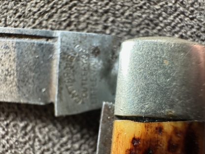Old Vintage Antique Cattaraugus Cutlery Co U S Navy WW I Seaman's Easy open Jack Knife - Image 6