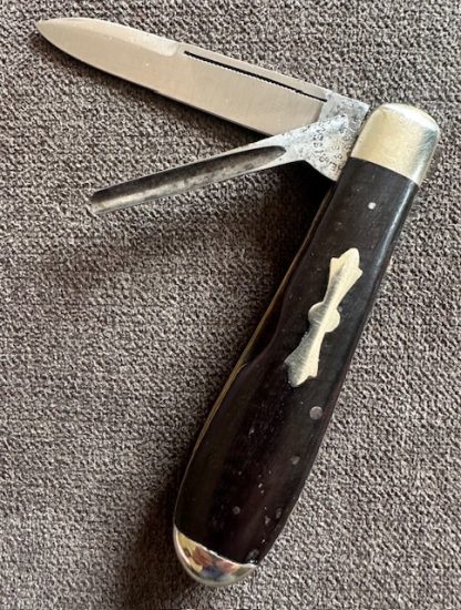 Old Vintage Antique Henry Sears & Son Harness Jack Knife Punch Blade