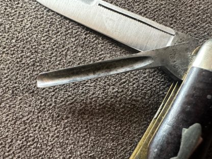 Old Vintage Antique Henry Sears & Son Harness Jack Knife Punch Blade - Image 7