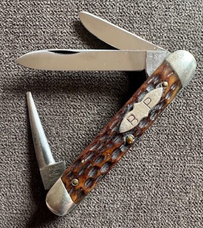 Old Vintage Antique Robeson Shuredge 632842 Cattle Knife BP Shield