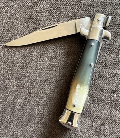 Old Vintage Antique Italian Manual stiletto Lock Back Knife 6 1/4"