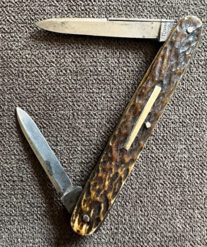 Old Antique Vintage IXL George Wostenholm Sheffield Stag Knife