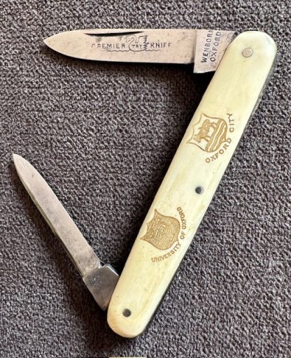 Old Antique Vintage Wenborn Oxford University Knife