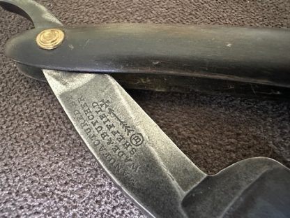 Antique Wade & Butcher Barber's Rattler Straight Razor 7/8" + - Image 6