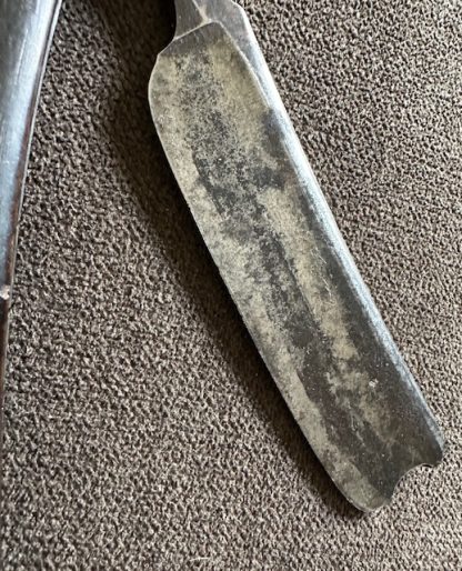 Antique Ashton & Jackson finger groove Straight Razor 7/8" - Image 2