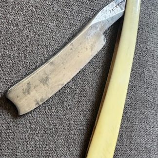 Antique Packwood Stub Tail Straight Razor 3/4"