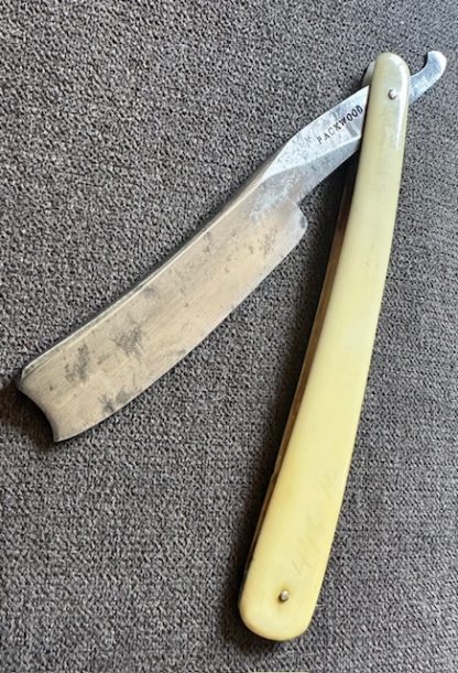 Antique Packwood Stub Tail Straight Razor 3/4"
