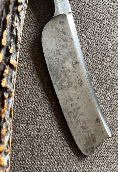 Antique George Wostenholm IXL Straight Razor Stag 7/8" - Image 4