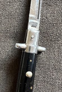 Old Vintage Valor Japan False Button Stiletto Manual Knife 7"