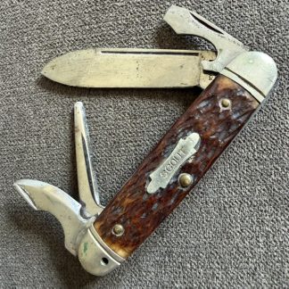 Old Antique Vintage Royal Brand USA Scout Utility Knife