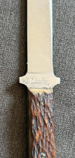 Old Vintage Antique Clauss Fremont Ohio Fixed blade knife Pigsticker