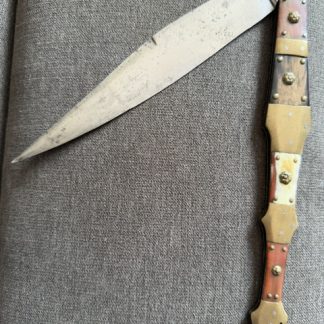 Old Antique Vintage French or Spanish Navaja Knife 16 1/2" open