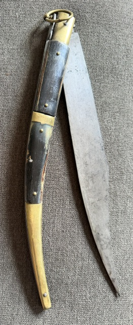 Old Antique Vintage French or Spanish Navaja Knife Albacete 20" open Despose - Image 6