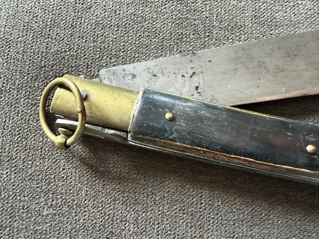 Old Antique Vintage French or Spanish Navaja Knife Albacete 20" open Despose - Image 5