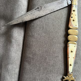 Old Antique Vintage Spanish Navaja Knife Valero Jun Zaragoza 20" open